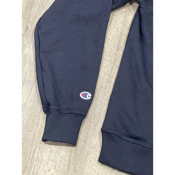 Champion Small Script Logo Sweatshirt Mens Medium - Picture 7 of 11